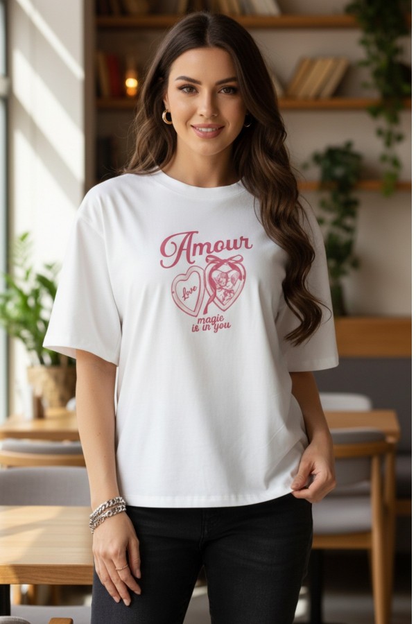 T1622-6866 / Nylon Apparel<br/>Bama Amour Magic Print Crop Top Print