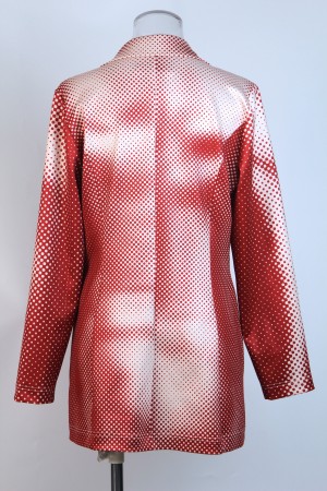 24KT8016 / Charming Bunny<br/>Women's Notched Collar Mini Dress Blazer
